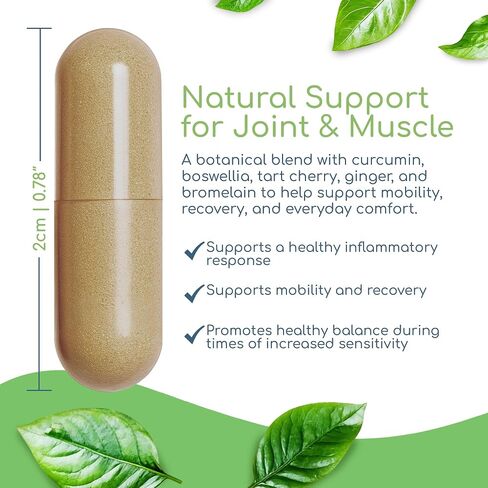 ITIS | Joint Discomfort Support | Nerve Support Supplement | Joint and Muscle Supplements | Celery Seed, Curcumin, Bromelain & More | Pure, Nature-Derived, Plant-Based, 180 caps in Saudi Arabia