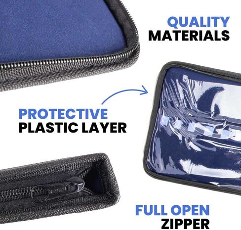 Zipper Medical Instrument Carrying Case, Fits 16 Instruments, for Travel, Students, Medical & Veterinary, Anatomy, Dissection, or Storage in Saudi Arabia