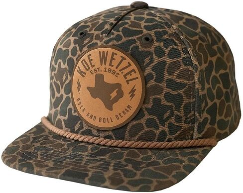 Rock & Roll Denim Koe Wetzel Rope Snapback Camo Cap in Saudi Arabia