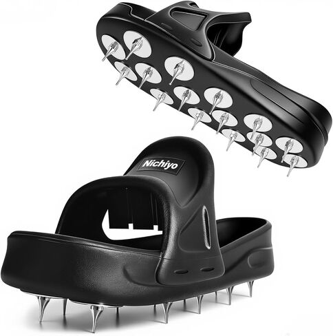 Nichiyo Epoxy Spiked Shoes, Non-Slip, Adjustable Straps for Pros & DIYers | Professional Spiked Shoes,Fits Work Boots,No Footprints,Adjustable Heel Straps,Safe Walking on Resin,US Large Size,DX-6B in Saudi Arabia