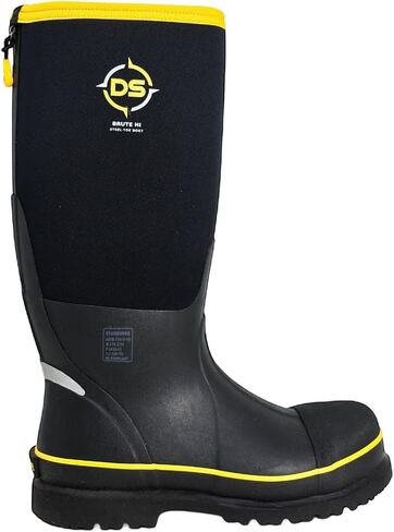 Dryshod Brute Knee High Steel Toe Work Safety Boots|Waterproof | Slip Resistant | Rubber | Black in Kuwait
