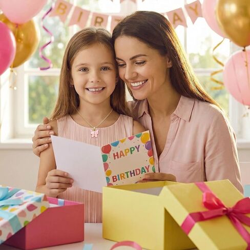 Happy 5th 6th 7th 8th 9th 10th 11th 12th Birthday Gifts, You Make The World A More Beautiful Place Butterfly Necklace in Saudi Arabia