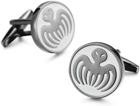 Men’s Soccer Ball Cufflinks – 1 Pair Stainless Steel French Shirt Cuff Nails, Polished Brass Business Suit Accessory – Ideal for Weddings, Birthdays, and Father’s Day in Kuwait