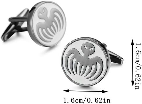 Men’s Soccer Ball Cufflinks – 1 Pair Stainless Steel French Shirt Cuff Nails, Polished Brass Business Suit Accessory – Ideal for Weddings, Birthdays, and Father’s Day in Kuwait
