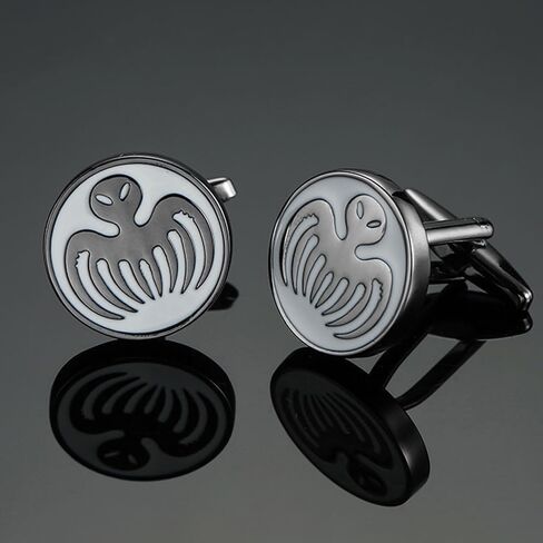 Men’s Soccer Ball Cufflinks – 1 Pair Stainless Steel French Shirt Cuff Nails, Polished Brass Business Suit Accessory – Ideal for Weddings, Birthdays, and Father’s Day in Kuwait