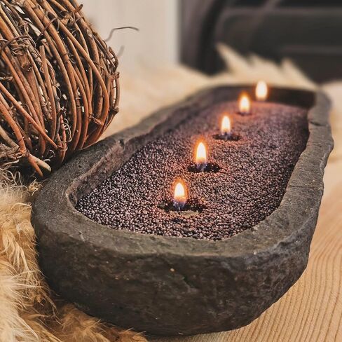 NICEME Customized Powder Candle Making Kit, Sandalwood Jasmine Scented 26Oz / 750g Refillable Beaded Wax Sand All Natural DIY Pearled Candle with 50ML Essential Oil 30PCS Wicks 2PCS Centering Devices in Kuwait