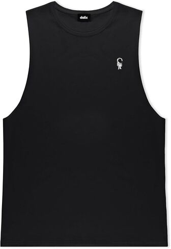 DALIX Astronaut Lightweight Cotton Tank Top Sleeveless Shirt Relaxed Fit Breathable Soft Casual Everyday Wear Mens in Kuwait