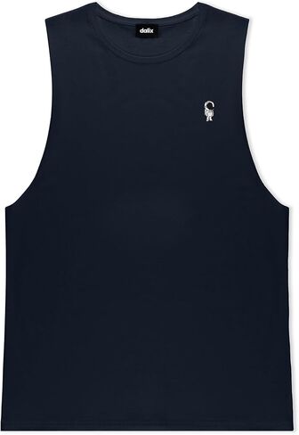 DALIX Astronaut Lightweight Cotton Tank Top Sleeveless Shirt Relaxed Fit Breathable Soft Casual Everyday Wear Mens in Kuwait