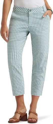 Lee Women's Gingham 23" Stretch Capri Pant in Kuwait