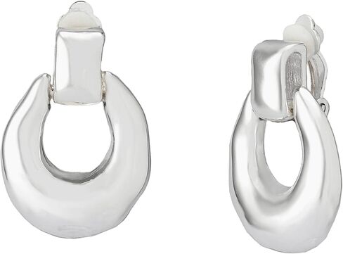 Robert Lee Morris Soho Women's Molten Doorknocker Clip-On Earrings in Kuwait