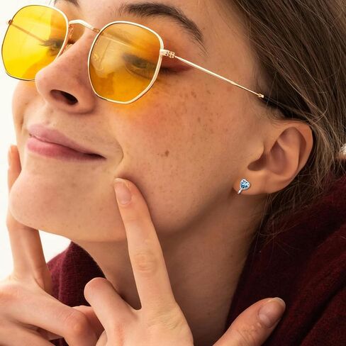 Clip on Earrings for Women Small Heart Letter Hypoallergenic Clip Earrings Cubic Zirconia Non Pierced Earrings in Saudi Arabia