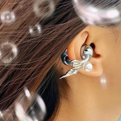 Bow Rhinestone for Clip on Earbuds Open Ear Accessories, Elegant Zirconia Decorative Earphone Accessories, Removable Exquisite DIY Decoration in Saudi Arabia