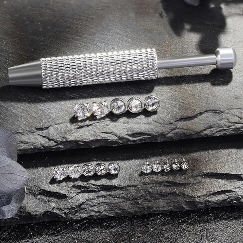 14G CZ Dermal Tops 316L Surgical Steel Internally Threaded Cubic Zirconia Silver Dermal Anchor Tops Dermal Piercing Dermal Kit Piercing Jewelry CZ Size 2mm 3mm 4mm in Saudi Arabia