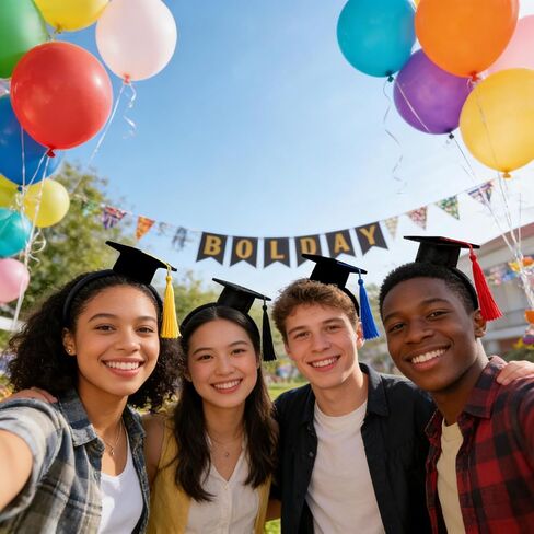 Graduation Hat Headband 2026 Mini Bachelor Cap Headband with Tassels 4Pcs Felt Graduation Headbands for Graduation Party Dress Up Photo Props Costume Accessory in Saudi Arabia