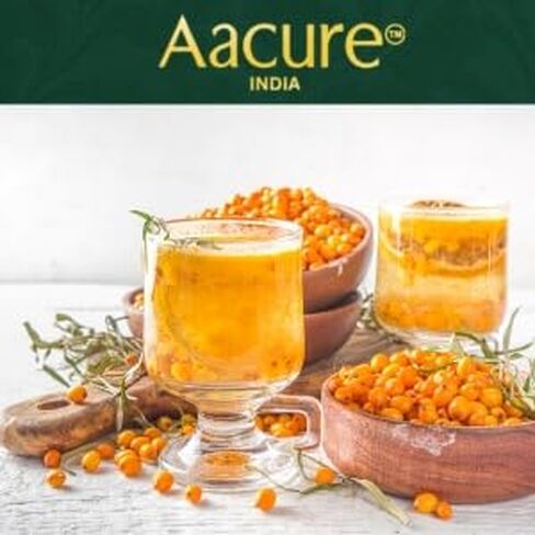 Aacure Sea Buckthron Berry Powder |100+Cups| Himalayan Sea Buckthorn Dry Berry from Ladakh|100gms in Saudi Arabia