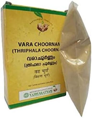 Vaidyaratnam Vara Choornam/Thriphala Choornam - 50gm (Pack Of 4) in Saudi Arabia