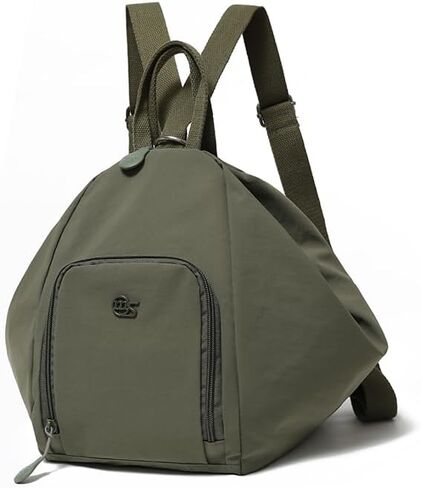 Convertible Backpack Purse for Women Waterproof Nylon Anti-theft Shoulder Bag Casual Travel Daypack Hobo Crossbody Handbag (Green) in Saudi Arabia
