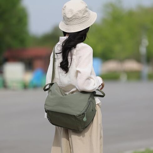 Convertible Backpack Purse for Women Waterproof Nylon Anti-theft Shoulder Bag Casual Travel Daypack Hobo Crossbody Handbag (Green) in Saudi Arabia