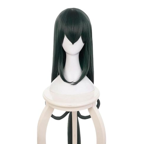 Asui Tsuyu Wig Cosplay Wig with Wig Cap Froppy Heat Resistant Synthetic Hair for Manga Anime MHA Role Play for Festival, Holiday, Cosplay Party, Comic Exhibition in Saudi Arabia