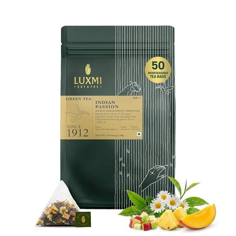 Luxmi Estates Japanese Sencha Green Tea 50g/1.76oz (25 Cups)|Authentic First Flush Sencha Loose Leaf|Mild Rich & Refreshing in Saudi Arabia