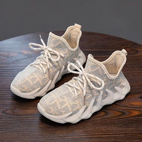 Kids Shoes Boys Girls Athletic Sneakers Lightweight Breathable Shoes for Running Comfortable Non-Slip for Toddler/Little Kid/Big Kid in Kuwait