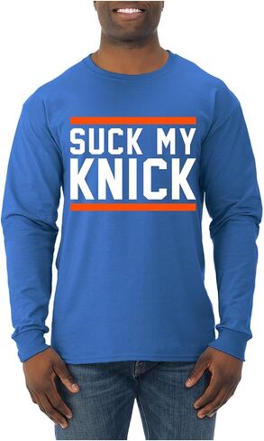 Suck My Knick Funny New York Basketball Fan T-Shirt, Vintage NYC Hoops Graphic Tee for Men in Kuwait