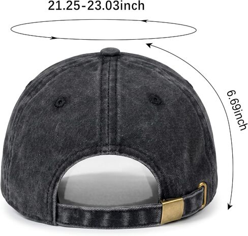 HH HOFNEN Baseball Cap Unstructured Curved-Brim Cotton Hat Classic Vintage Embroidered Hat for Men Women in Saudi Arabia
