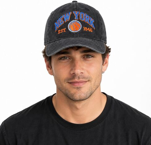 HH HOFNEN Baseball Cap Unstructured Curved-Brim Cotton Hat Classic Vintage Embroidered Hat for Men Women in Saudi Arabia