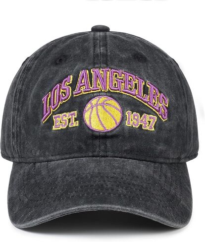 HH HOFNEN Baseball Cap Unstructured Curved-Brim Cotton Hat Classic Vintage Embroidered Hat for Men Women in Saudi Arabia