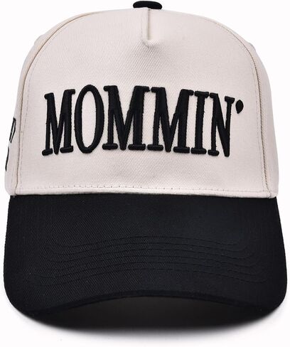 قبعة Mommin Trucker، قبعة بيسبول Mama كلاسيكية مطرزة قابلة للتعديل in Kuwait