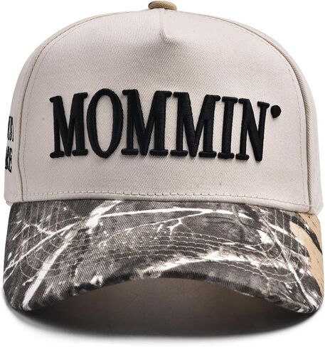 قبعة Mommin Trucker، قبعة بيسبول Mama كلاسيكية مطرزة قابلة للتعديل in Kuwait