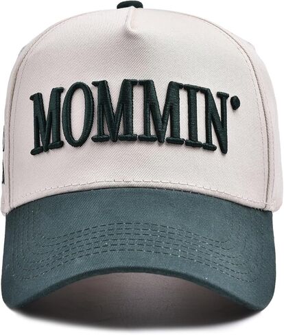 قبعة Mommin Trucker، قبعة بيسبول Mama كلاسيكية مطرزة قابلة للتعديل in Kuwait