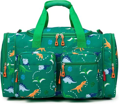 Kids Duffle Bag for Boys or Girls, Fit Travel, Weekend, or Overnight, 19" Length (Black, 19-Inch-Length) in Saudi Arabia