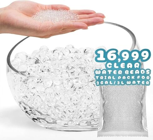 ANZON MORIES Clear Deco Granules 3 Size Options (Trail Pack), Wedding Centerpiece Table Home Decoration (16999, S 0.31-0.35in) in Saudi Arabia