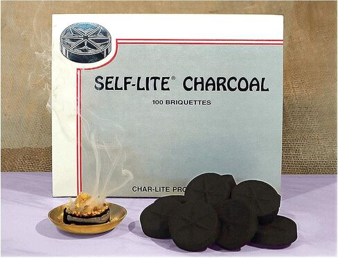 Self-Lite Charcoal for Church Use - 100/BX (Emkay 1515) in Kuwait
