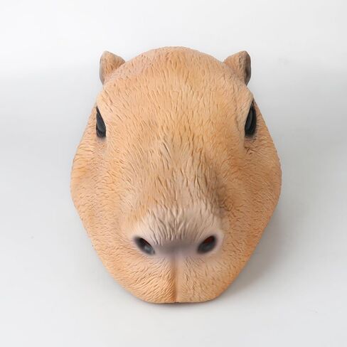 Capybara Costume Mask Funny Animal Head for Halloween Party Cosplay in Saudi Arabia