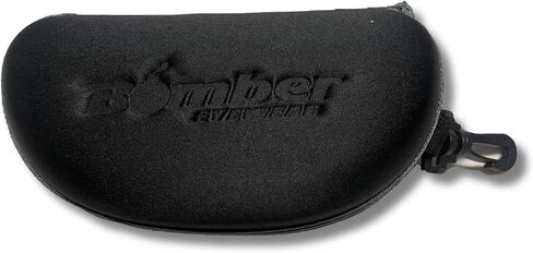 BOMBER Eyewear Hard Zip Case, Protective Eyewear Case with Zipper Closure, with Belt Hook in Kuwait