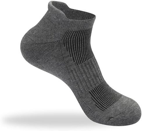 Unisex Crew Socks, 6-Pack, Premium Silk & Wool Blend, Soft Breathable Athletic Socks, Multi-Color Black/White/Gray in Saudi Arabia