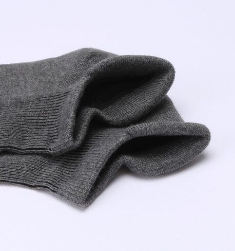 Unisex Crew Socks, 6-Pack, Premium Silk & Wool Blend, Soft Breathable Athletic Socks, Multi-Color Black/White/Gray in Saudi Arabia
