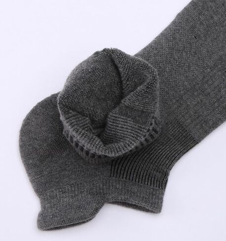 Unisex Crew Socks, 6-Pack, Premium Silk & Wool Blend, Soft Breathable Athletic Socks, Multi-Color Black/White/Gray in Saudi Arabia