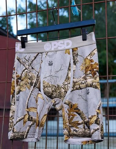 PSD x Realtree Edge رمادي بوكسر رجالي، متعدد الألوان، مقاس X-Large in Kuwait