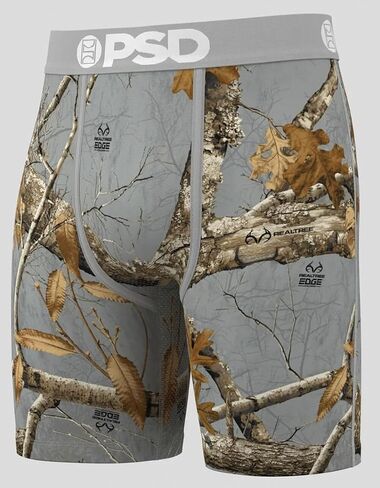 PSD x Realtree Edge رمادي بوكسر رجالي، متعدد الألوان، مقاس X-Large in Kuwait
