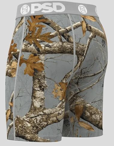 PSD x Realtree Edge رمادي بوكسر رجالي، متعدد الألوان، مقاس X-Large in Kuwait