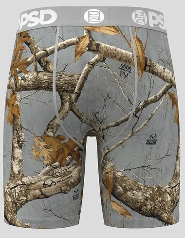 PSD x Realtree Edge رمادي بوكسر رجالي، متعدد الألوان، مقاس X-Large in Kuwait