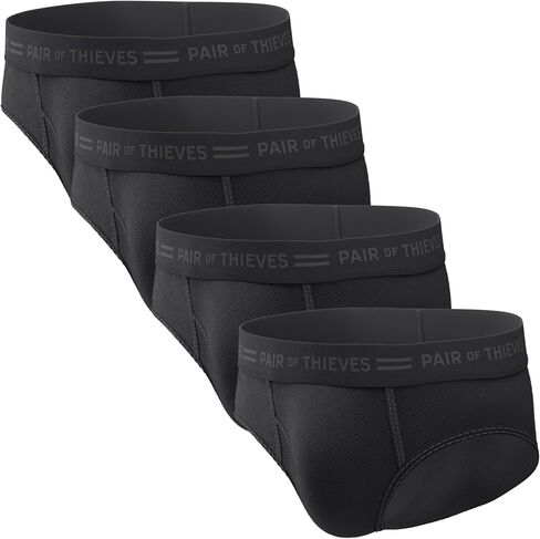 Pair of Thieves Men Every Day Kit Cotton Briefs | Underwear for Men | Soft, Tagless, Cotton Spandex Blend | Moisture Wicking in Kuwait