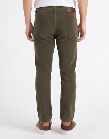 Mens Corduroy Pants Casual Classic Regular Fit Stretch Cotton Business Office Dress Pants Size 32-44 in Saudi Arabia