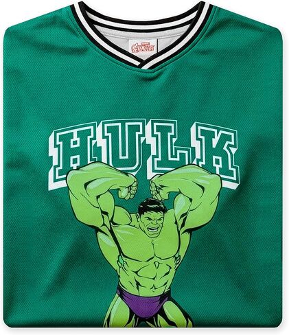 قميص Marvel، قميص The Incredible Hulk، قمصان جيرسي لكرة القدم للأطفال، قمصان Super Hero للأولاد، أخضر 4 in Kuwait