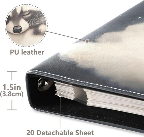 JIPONI Raccoon Starry Sky Large Photo Album, DIY Leather Cover Scrapbook Albums for 4x6 5x7 6x8 Pictures, Self Adhesive Memory Book for Wedding, Baby, Family in Saudi Arabia