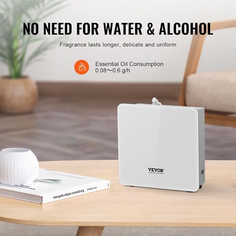 VEVOR Scent Air Machine for Home, 480ml Bluetooth Smart Essential Oil Diffuser with Cold Air Tech, Waterless Scent Diffuser Cover Up to 2500sq.ft for Business Office, Hotel, Spa, Large Room in Kuwait