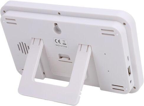 ساعة الطقس LCD، مراقب رطوبة درجة الحرارة في الأماكن المغلقة والخارجية مع توقعات الطقس على مدار 24 ساعة، عرض أسبوعي بـ 8 لغات، مراقبة خارجية ثلاثية لغرفة تخزين المرآب in Kuwait